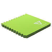 Килимок пазл спортивний GYM MAT FI-5115 Zelart 4 шт. у наборі чорний-зелений