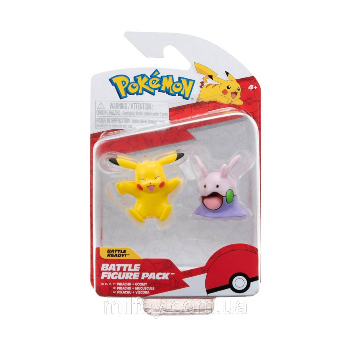Набір ігрових фігурок POKEMON W15 — ГУМИ І ПІКАЧУ