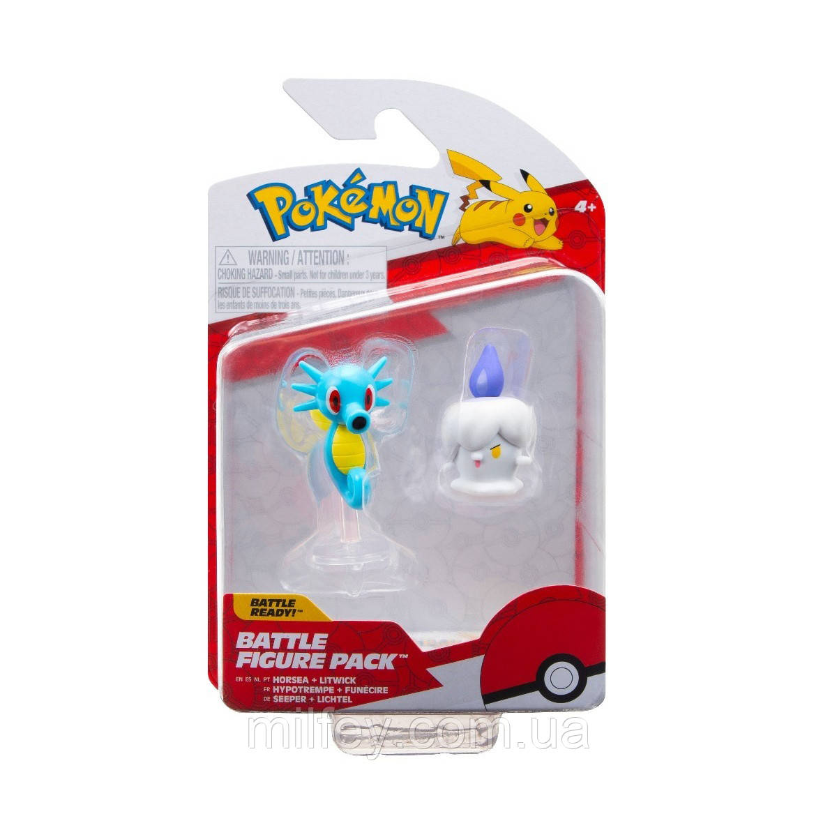 Набір ігрових фігурок POKEMON W15 — ЛІТВІК І ХОРСІ