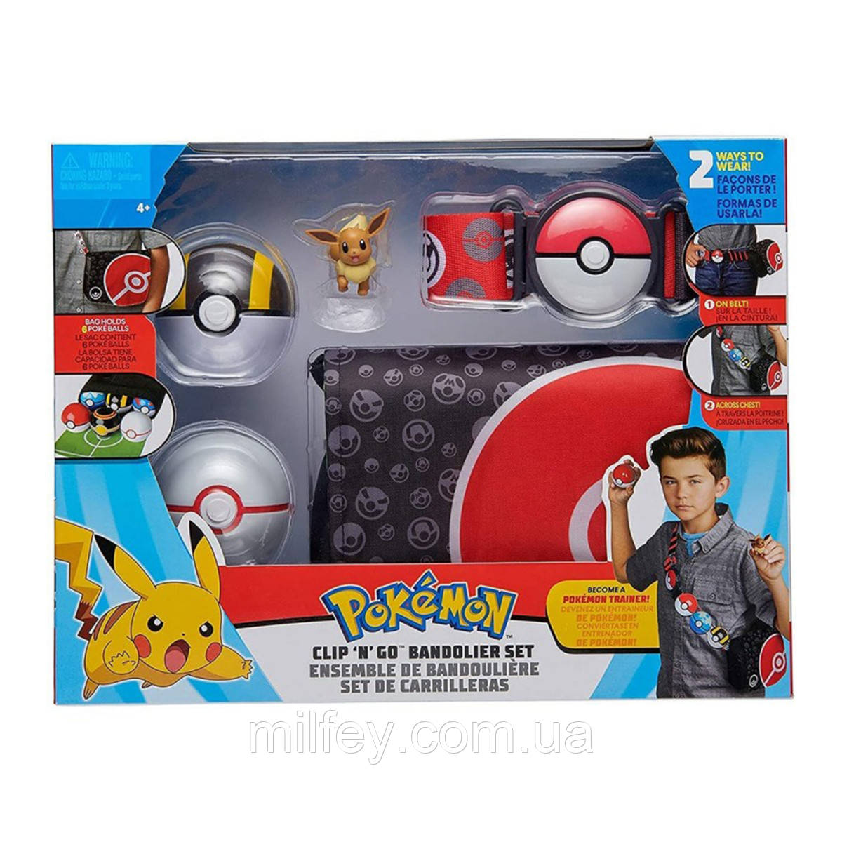 Ігровий набір POKEMON W4 — СНАРЯЖЕННЯ ТРЕНЕРА ІВІ