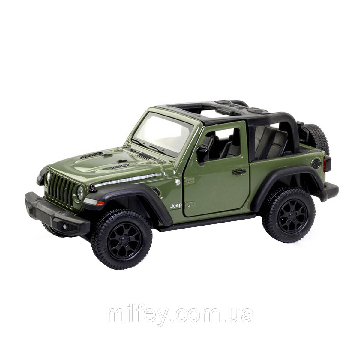 Автомодель — JEEP WRANGLER RUBICON 2021 (зелений), фото 1