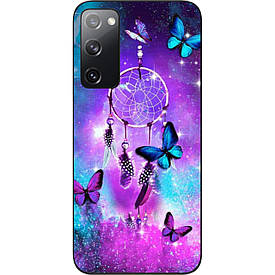 Чохол силіконовий Case для Samsung Galaxy S20 FE з картинкою Метелики й оберег