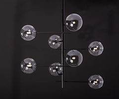 Люстра MJ-Light PURE 8 BK 16020