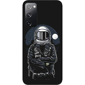 Чохол силіконовий Case для Samsung Galaxy S20 FE з картинкою Космонавт і місяць