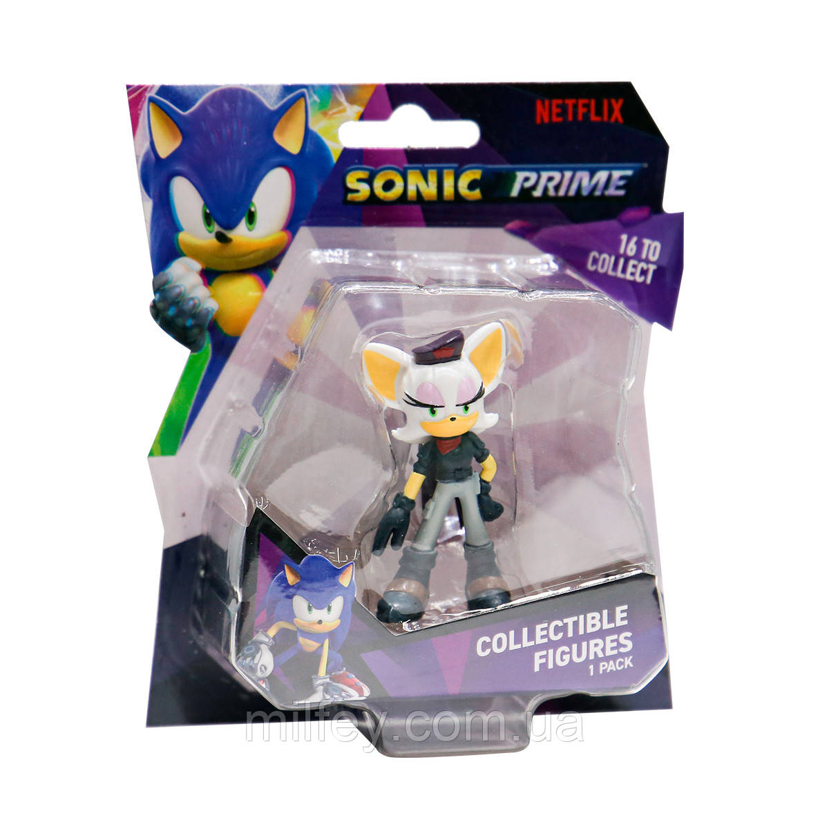 Ігрова фігурка SONIC PRIME — РЕБЕЛ РУЖ (6,5 см)