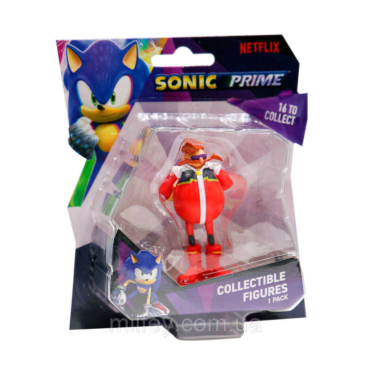 Ігрова фігурка SONIC PRIME — ДОКТОР ЕКГМАН (6,5 см)