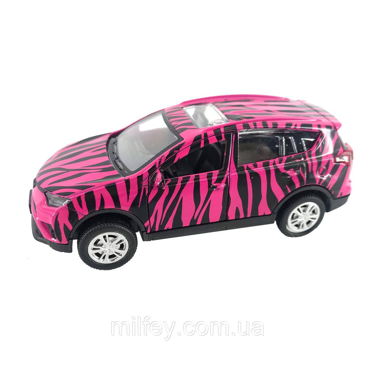 Автомодель GLAMCAR — TOYOTA RAV4 (брусничний), фото 1