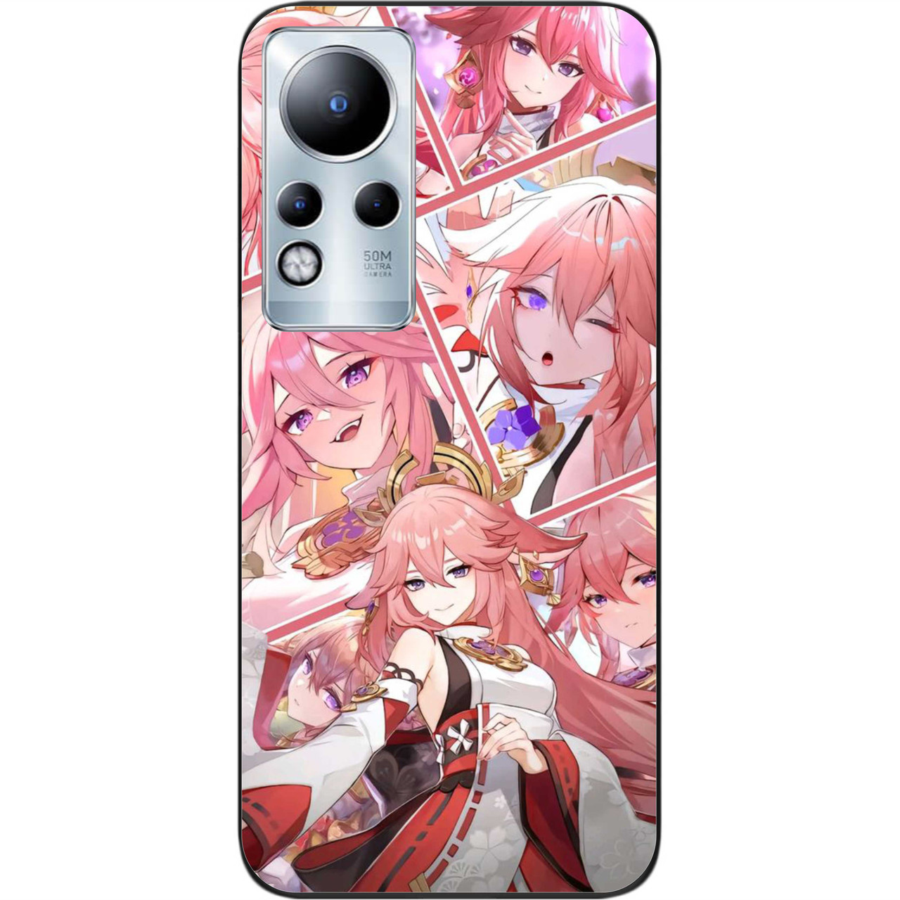 Силіконовий чохол Case для Infinix Note 11 з картинкою Аніме Яе Міко