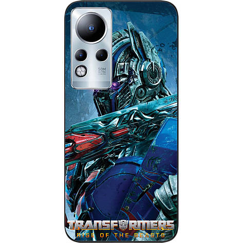 Силіконовий чохол Case для Infinix Note 11 з картинкою Трансформери Оптимус, фото 1