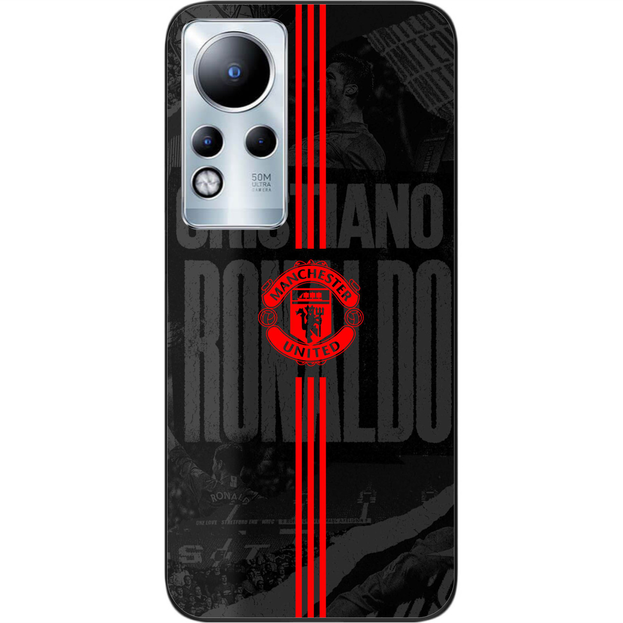 Силіконовий чохол Case для Infinix Note 11 з картинкою Роналду в Ювентусі