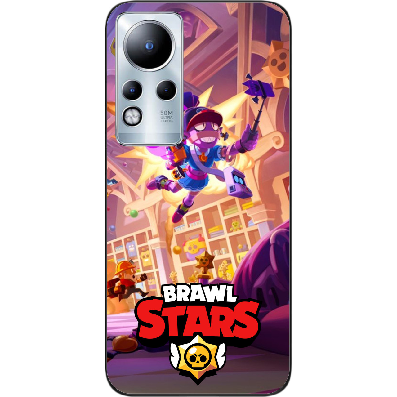 Силіконовий чохол Case для Infinix Note 11 з картинкою Бравл Парк Старр Емз