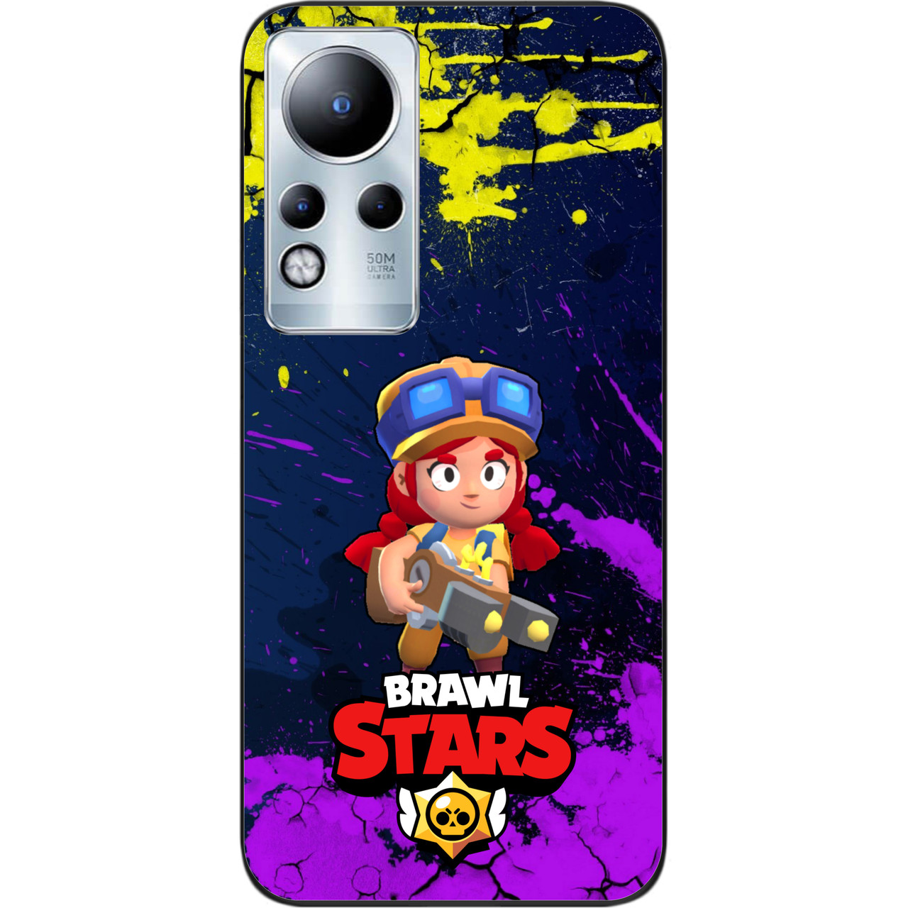 Силіконовий чохол Case для Infinix Note 11 з картинкою Бравл Джессі