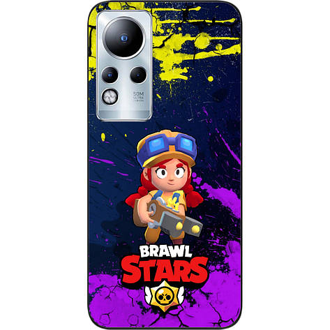 Силіконовий чохол Case для Infinix Note 11 з картинкою Бравл Джессі, фото 1