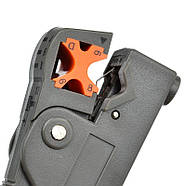 Зручний інструмент для зачищення коаксіального кабелю | 2 регульованих леза | стрипер, фото 3