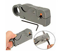 Зручний інструмент для зачищення коаксіального кабелю | 2 регульованих леза | стрипер, фото 6