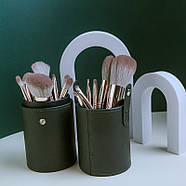 Професійний набір - 14 пензликів для нанесення макіяжу - у тубусі - таклон, фото 5