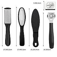 Набір інструментів для догляду за ногами 10 в 1 - набір для педикюру в кейсі - black, фото 3