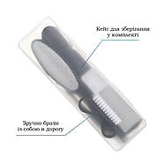 Набір інструментів для догляду за ногами 10 в 1 - набір для педикюру в кейсі - black, фото 9