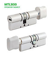 Цилиндр Mul-T-Lock MTL800/MT5+ 76мм 31x45Т (ключ/тумблер) язычок никель сатин 3 ключа
