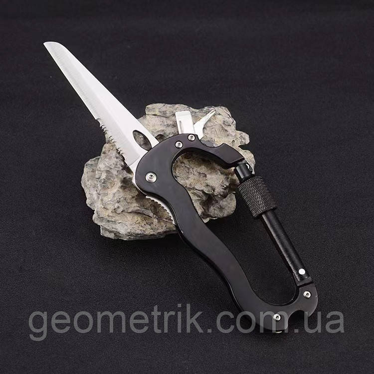 Карабін 6-в-1 - Тактичний мультитул, фото 1