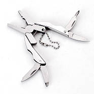 Мультитул 6-в-1: пасатижі, ніж, викрутки, напилок, кусачки, фото 2