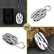 Мультитул 6-в-1: пасатижі, ніж, викрутки, напилок, кусачки, фото 7