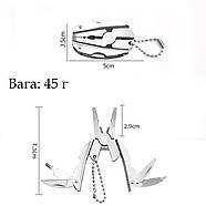 Мультитул 6-в-1: пасатижі, ніж, викрутки, напилок, кусачки, фото 10