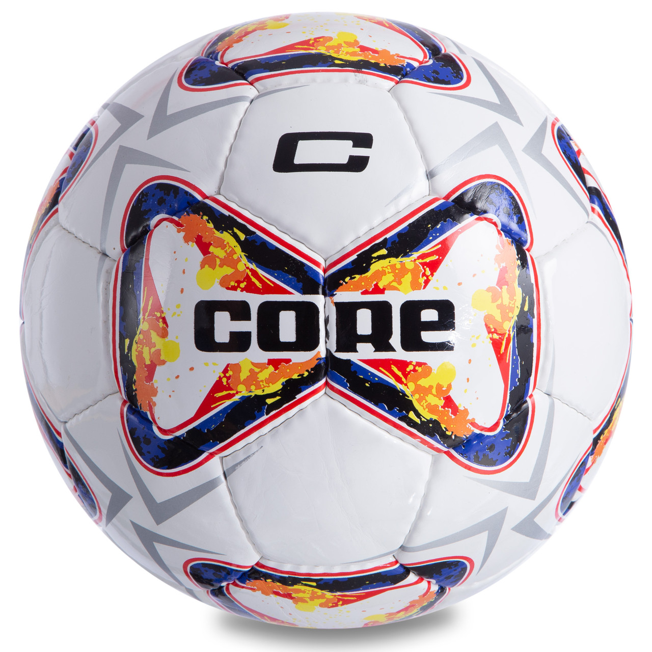 Мяч футбольный CORE PREMIER CR-047 №5 PU белый-темно-синий