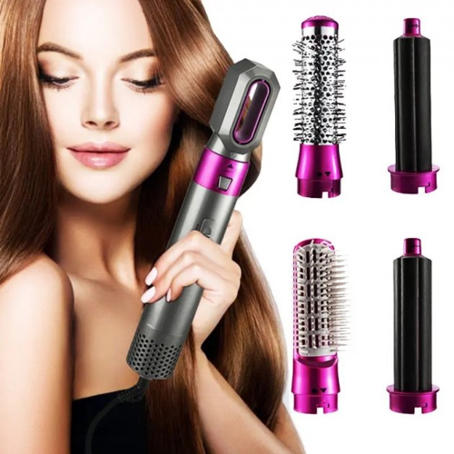 Фен-щітка Hot Air Styler 5 в 1 для укладання та випрямлення волосся | Фен | Мультистайлер