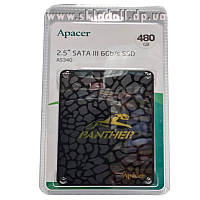 Жесткий диск SSD ApacerAS340 PANTHER 480Gb;2.5";SATAIII 6Gb TLC(AP480GAS340-1)