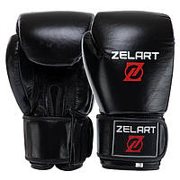 Рукавиці боксерські шкіряні Zelart VL-8477 10-14 унцій кольору в асортименті