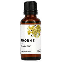 Витамин D3 и К2 Thorne Research "Vitamin D/K2" жидкий (30 мл)