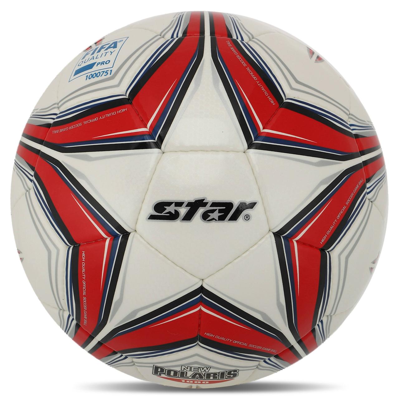 М'яч футбольний STAR NEW POLARIS 1000 FIFA SB375F No5 PU
