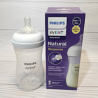 Бутылочка для кормления Philips AVENT Natural Природный поток 260 мл, бутылочка авент