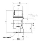 Запобіжний клапан ICMA №241 1" вн-вн 3 бар 91241AFAF, фото 2
