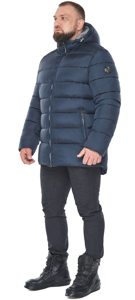 Куртка чоловіча темно-синя з кишенями на змійках модель 53111 52 (XL)