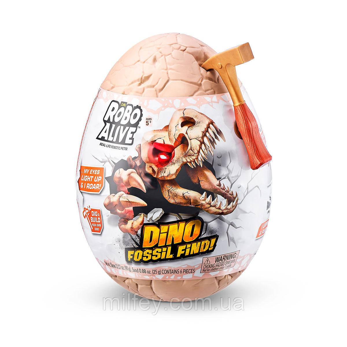 Інтерактивний ігровий набір-сюрприз Robo Alive - Розкопки динозавра, фото 1