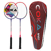 Набір для бадмінтону в чохлі COKA M-60 кольору в асортименті