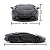 Автомобіль KS DRIVE на р/к - LAMBORGHINI AVENTADOR LP 700-4 (1:24, 2.4Ghz, чорний), фото 7