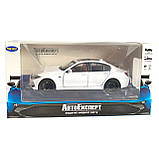 Іграшкова машинка металева BMW 320Li, БМВ, біла, звук, світло, інерція, откр двері, багажник, капот, Автоексперт, 1:32,15*7*5см, фото 6