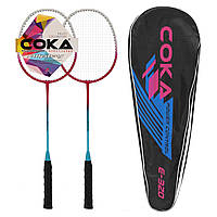 Набір для бадмінтону в чохлі COKA E-320 кольору в асортименті