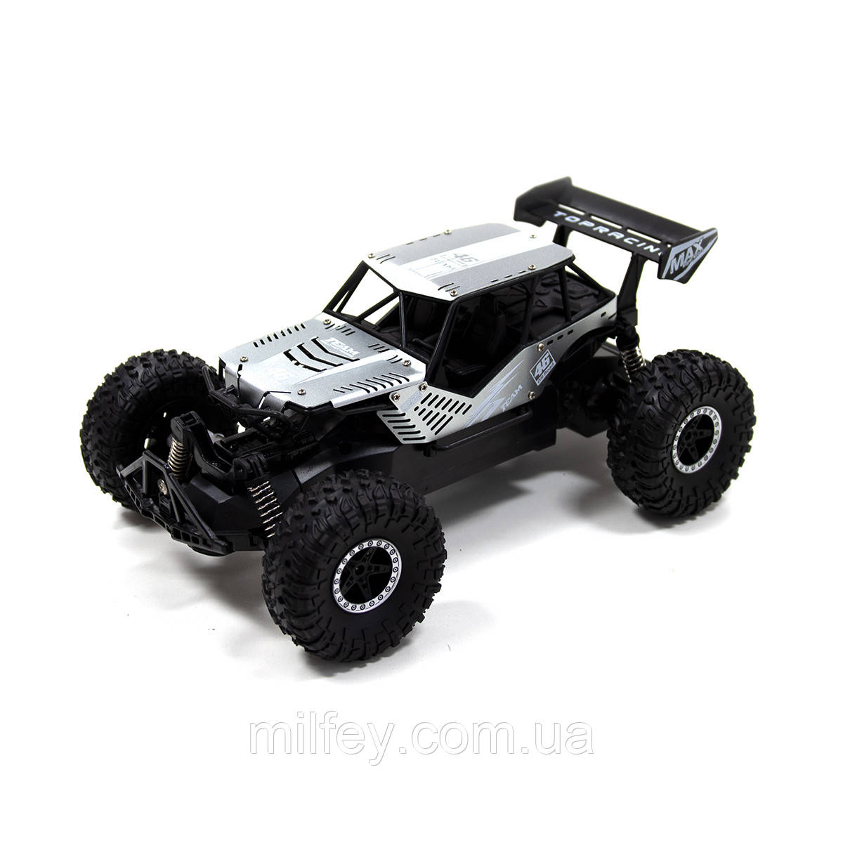 Автомобіль OFF-ROAD CRAWLER на р/к — SPEED KING (сірий, метал. корпус, акум. 6V, 1:14), фото 1