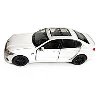 Іграшкова машинка металева BMW 320Li, БМВ, біла, звук, світло, інерція, откр двері, багажник, капот, Автоексперт, 1:32,15*7*5см, фото 3