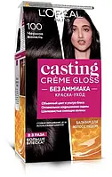 Фарба для волосся L'oreal Casting Creme Gloss 100 - Чорна ваніль