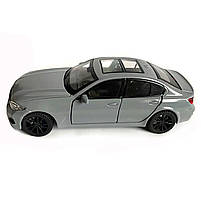 Іграшкова машинка металева BMW 320Li, БМВ, сіра, звук, світло, інерція, откр двері, багажник, капот, Автоексперт, 1:32,15*7*5см, фото 3