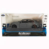 Іграшкова машинка металева BMW 320Li, БМВ, сіра, звук, світло, інерція, откр двері, багажник, капот, Автоексперт, 1:32,15*7*5см, фото 7