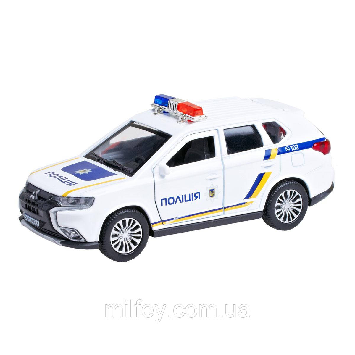 Автомодель - MITSUBISHI OUTLANDER POLICE (1:32), фото 1
