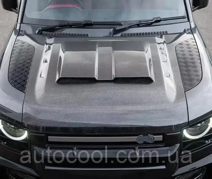 Карбоновий капот для Land Rover Defender 2020+ г. Дефендер