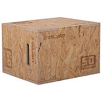 Бокс пліометричний дерев'яний Zelart BOX-WOOD FI-3636-1 1 шт 60 см