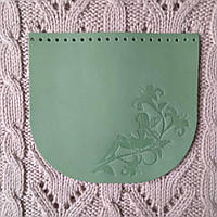 Клапан для сумки "Фея". Фісташка.